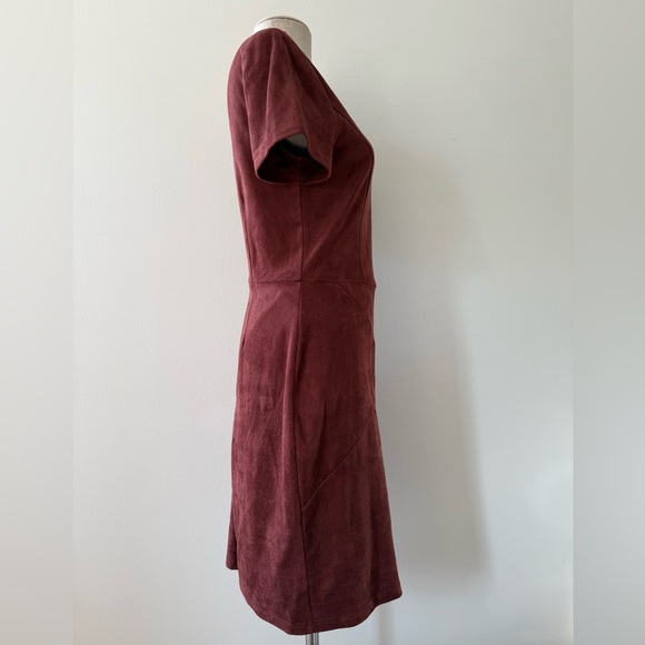 41 Hawthorn Bowie Faux Suede Knit Dress - Picture 6 of 7